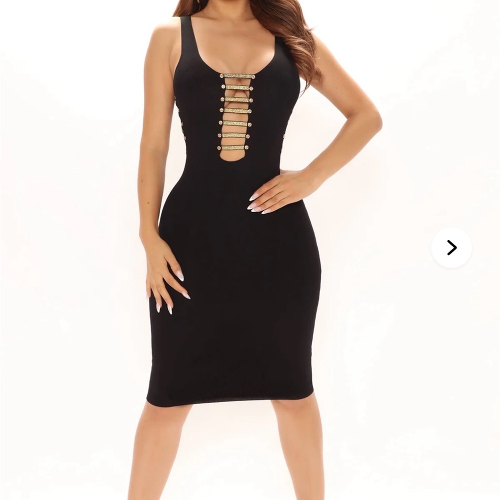 Elegant Black Bodycon Dress
